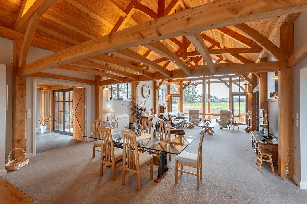 Image of inside a barn house