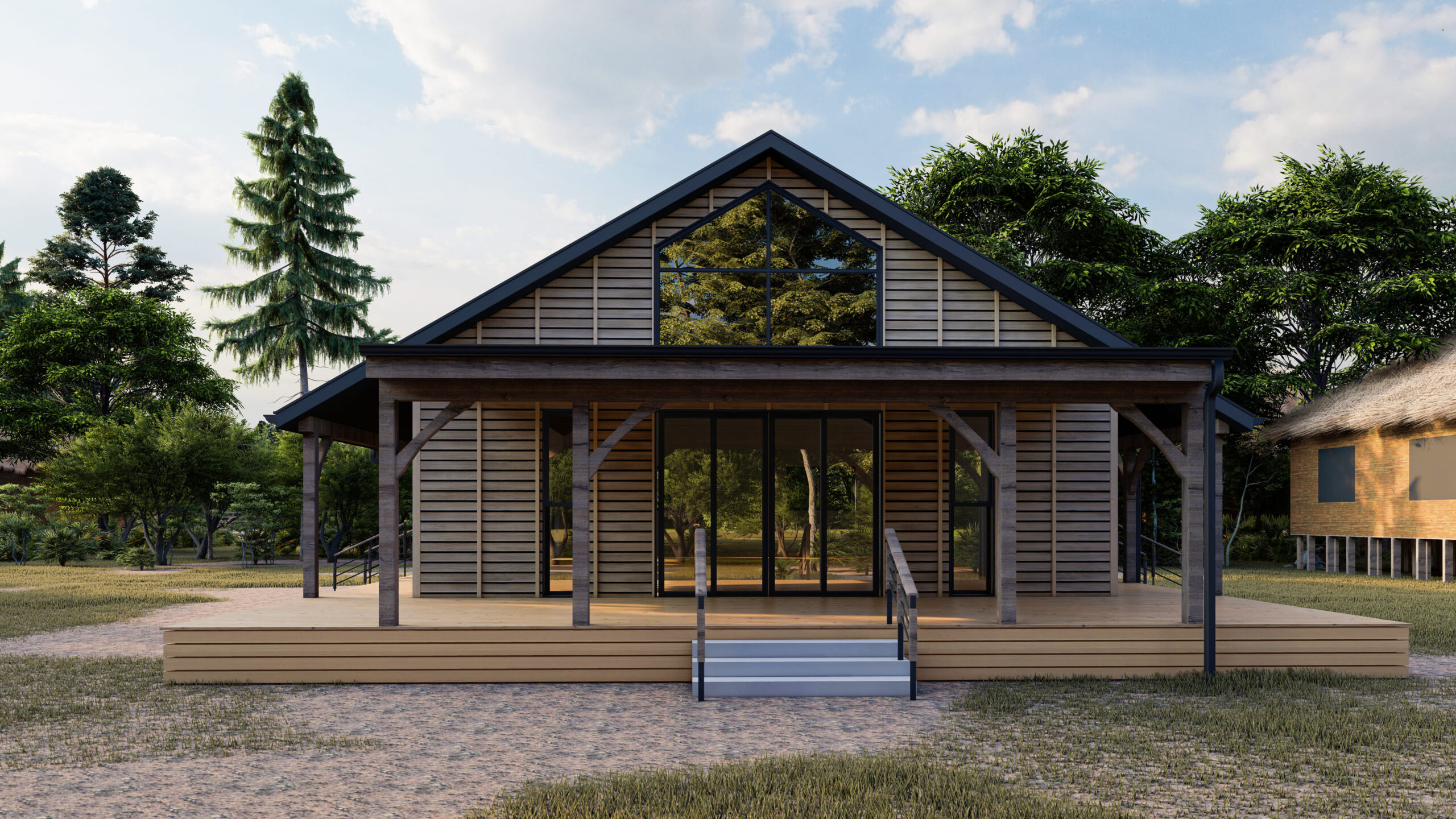 custom-timber-barn-home